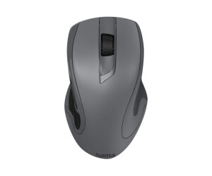 Hama MW -900 V2 - Mouse - ergonomic - for right -handed - laser - 7 keys - wireless - 2.4 GHz - wireless receiver (USB)