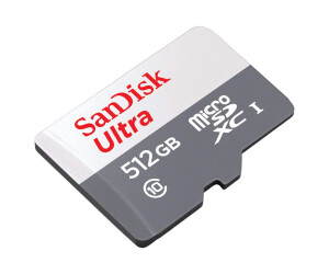 SanDisk Ultra - Flash-Speicherkarte (microSDXC-an-SD-Adapter inbegriffen)