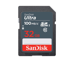 Sandisk Ultra - Flash memory card - 32 GB - UHS Class 1 / Class10