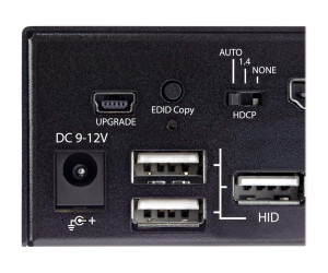 StarTech.com 2 Port HDMI KVM-Switch - Einzelmonitor 4K 60Hz Ultra HD HDR - HDMI 2.0 KVM Umschalter mit 2 Port USB-3.0-Hub (5 Gbit/s)