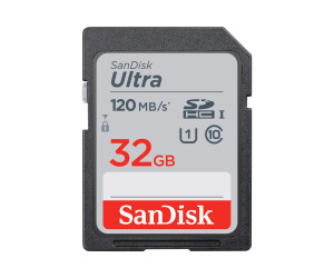 Sandisk Ultra - Flash memory card - 32 GB - UHS -I U1 /...