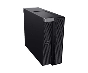 Dell 5820 Tower - Mid Tower - 1 x Xeon W -2223 / 3.6 GHz - VPRO - RAM 16 GB - SSD 512 GB - DVD writer - No graphics - GIGE - WIN 10 PRO FOR WORKSTASTS (with Win 11 Pro for Workstation License)