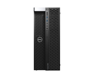 Dell Precision 5820 Tower - Mid tower - 1 x Xeon W-2235 / 3.8 GHz - vPro - RAM 32 GB - SSD 512 GB - DVD-Writer - RTX A5000 - GigE - Win 10 Pro for Workstations (mit Win 11 Pro for Workstations Lizenz)