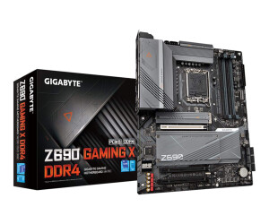 Gigabyte Z690 Gaming X DDR4 - 1.0 - Motherboard - ATX - LGA1700 socker - Z690 Chipset - USB -C Gen2, USB 3.2 Gen 2, USB -C Gen 2x2 - 2.5 Gigabit LAN - Onboard graphic (CPU required )))