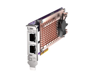 QNAP QM2-2P2G2T - memory controller - M.2 - M.2 NVME Card / PCIe 3.0 (NVME)