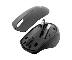 HP Silent 280m - mouse - wireless - wireless recipient (USB)