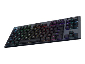 Logitech G915 TKL Tenkeyless LIGHTSPEED Wireless RGB Mechanical Gaming Keyboard - Tastatur - Hintergrundbeleuchtung - kabellos - USB, Bluetooth, 2.4 GHz - QWERTY - Nordisch (Dänisch/Finnisch/Norwegisch/Schwedisch)