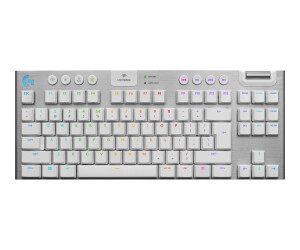 Logitech G915 TKL Tenkeyless LIGHTSPEED Wireless RGB Mechanical Gaming Keyboard - Tastatur - Hintergrundbeleuchtung - kabellos - USB, Bluetooth, 2.4 GHz - QWERTY - Nordisch (Dänisch/Finnisch/Norwegisch/Schwedisch)