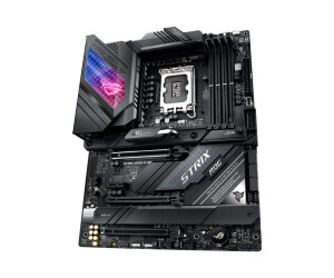 ASUS ROG STRIX Z690-E GAMING WIFI - Motherboard - ATX - LGA1700-Sockel - Z690 Chipsatz - USB-C Gen 2x2, USB-C Gen2, USB 3.2 Gen 1, USB 3.2 Gen 2 - 2.5 Gigabit LAN, Wi-Fi, Bluetooth - Onboard-Grafik (CPU erforderlich)