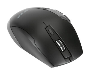 Targus mouse - antimicrobial - ergonomic - for right -handed - 7 keys - wireless - 2.4 GHz - wireless receiver (USB)