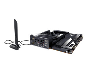 ASUS ROG CROSSHAIR VIII EXTREME - Motherboard - E-ATX - Socket AM4 - AMD X570 Chipsatz - USB-C Gen2, USB-C Gen 2x2, USB 3.2 Gen 1, USB 3.2 Gen 2 - 10 Gigabit LAN, 2.5 Gigabit LAN, Wi-Fi 6, Bluetooth - Onboard-Grafik (CPU erforderlich)