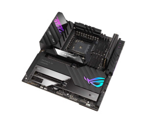 Asus Rog Crosshair VIII Extreme - Motherboard - Extended ATX - Socket AM4 - AMD X570 Chipset - USB -C Gen2, USB 3.2 Gen 2, USB -C Gen 2x2 - 10 Gigabit LAN, 2.5 Gigabit LAN, Wi -Fi , Bluetooth - onboard graphic (CPU required)