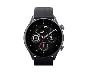 Amazfit GTR 3 - Intelligent clock with straps - silicone - Thunder Black - wrist size: 155-218 mm - display 3.5 cm (1.39 ")