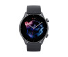 Amazfit GTR 3 - Intelligente Uhr mit Riemen - Silikon - thunder black - Handgelenkgröße: 155-218 mm - Anzeige 3.5 cm (1.39")