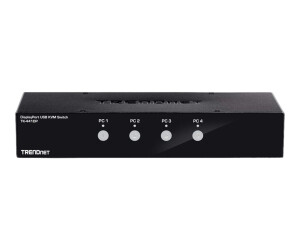 TRENDnet TK 441DP - KVM-/Audio-/USB-Switch - 4 x...