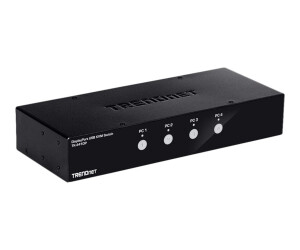 TRENDnet TK 441DP - KVM-/Audio-/USB-Switch - 4 x KVM/Audio/USB