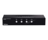 TRENDnet TK 441DP - KVM-/Audio-/USB-Switch - 4 x KVM/Audio/USB