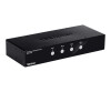 TRENDnet TK 441DP - KVM-/Audio-/USB-Switch - 4 x KVM/Audio/USB