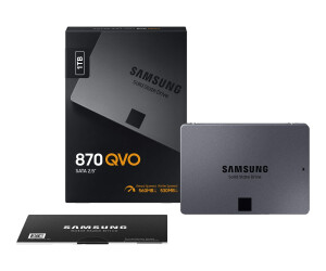Samsung 870 QVO MZ -77Q1T0BW - SSD - encrypted - 1 TB -...