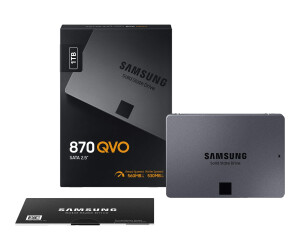 Samsung 870 QVO MZ-77Q1T0BW - SSD - verschlüsselt -...