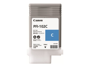 Canon PFI-102 C - 130 ml - Cyan - original -...