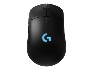 Logitech G Pro - Maus - rechts- und linkshändig - optisch - kabellos - 2.4 GHz - kabelloser Empfänger (USB)