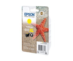 Epson 603XL - 4 ml - XL - Gelb - original - Blister mit...