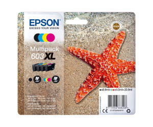 Epson 603xl Multipack - 4 -pack - XL - black, yellow, cyan, magenta