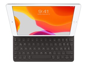 Apple Smart - Tastatur und Foliohülle - Apple Smart connector - QWERTZ - Deutsch - für 10.2-inch iPad (7th generation, 8th generation, 9th generation)