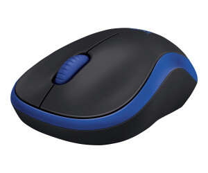 Logitech M185 - Maus - optisch - kabellos - 2.4 GHz - kabelloser Empfänger (USB)