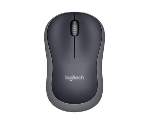Logitech M185 - Mouse - Visually - Wireless - 2.4 GHz - Wireless recipient (USB)