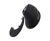 Sandberg Pro - vertical mouse - ergonomically - optically - 6 keys - wireless - 2.4 GHz - wireless recipient (USB)