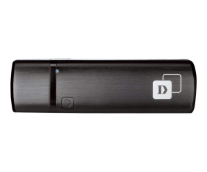 D -Link Wireless AC1200 DWA -182 - Network adapter - USB 2.0 - 802.11a, 802.11b/g/n, 802.11ac (Draft 2.0)