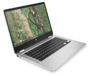 HP Chromebook x360 14b-cb0030ng - Flip-Design - Intel Pentium Silver N6000 / 1.1 GHz - Chrome OS - UHD Graphics - 8 GB RAM - 128 GB eMMC - 35.6 cm (14")