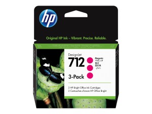 HP 712 - 3 -pack - 29 ml - Magenta - Original