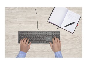 Cherry KC 6000 Slim - keyboard - USB - German