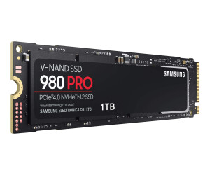 Samsung 980 PRO MZ-V8P1T0BW - SSD - verschlüsselt - 1 TB - intern - M.2 2280 - PCIe 4.0 x4 (NVMe)