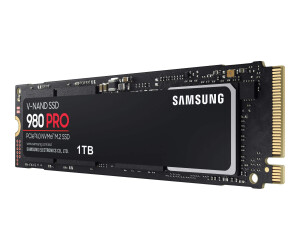 Samsung 980 PRO MZ-V8P1T0BW - SSD - verschlüsselt - 1 TB - intern - M.2 2280 - PCIe 4.0 x4 (NVMe)