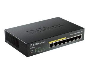 D-Link DGS 1008P - Switch - unmanaged - 4 x 10/100/1000 (PoE)