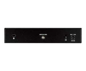 D-Link DGS 1008P - Switch - unmanaged - 4 x 10/100/1000 (PoE)