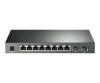 TP -Link JetStream TL -SG2210P V3 - Switch - Smart - 8 x 10/100/1000 + 2 x SFP - Desktop - PoE (58 W)