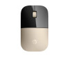 HP Z3700 - Maus - Blaue LED - kabellos - 2.4 GHz - kabelloser Empfänger (USB)