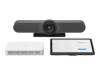 Logitech RoomMate + MeetUp + Tap IP - Kit für Videokonferenzen (Logitech Tap IP, Logitech MeetUp)