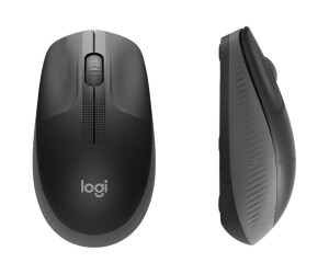 Logitech M190 - Maus - optisch - 3 Tasten - kabellos - kabelloser Empfänger (USB)