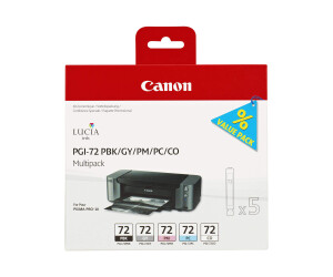 Canon PGI-72 PBK/GY/PM/PC/CO Multipack-5 Series pack