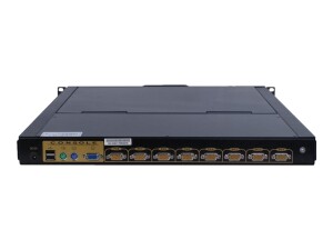 Inter-Tech KVM-1708 LED - KVM-Konsole mit KVM-Switch - 8...