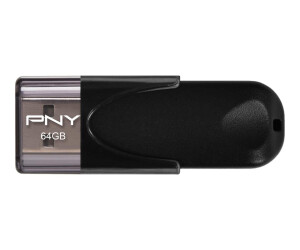 PNY Attach&eacute; 4 - USB-Flash-Laufwerk - 64 GB