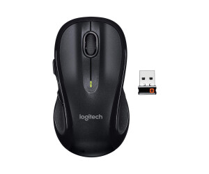Logitech M510 - Maus - Für Rechtshänder - Laser - 5 Tasten - kabellos - 2.4 GHz - kabelloser Empfänger (USB)
