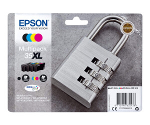 Epson 35XL Multipack - 4er-Pack - XL - Schwarz, Gelb,...