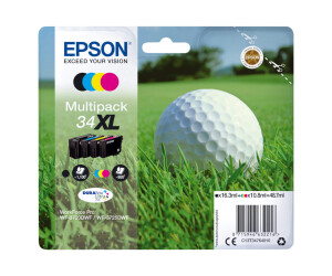 Epson 34xl - 4 -pack - XL - black, yellow, cyan, magenta
